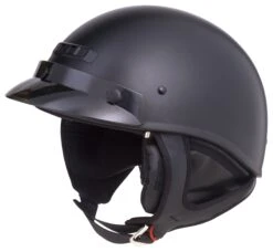 GMax GM35 Fully Dressed Helmet - Solid -Motorbike Equip Shop Gmax Gm35 Half Helmet Fully Dressed Flat Black