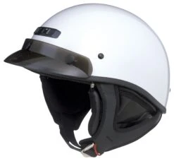 GMax GM35 Fully Dressed Helmet - Solid -Motorbike Equip Shop Gmax Gm35 Half Helmet Fully Dressed Pearl White