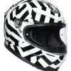 AGV K6 Secret Helmet -Motorbike Equip Shop agvk6 secret helmet black white