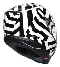 AGV K6 Secret Helmet -Motorbike Equip Shop agvk6 secret helmet black white 2