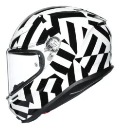 AGV K6 Secret Helmet -Motorbike Equip Shop agvk6 secret helmet black white 4