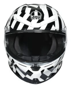 AGV K6 Secret Helmet -Motorbike Equip Shop agvk6 secret helmet black white 5