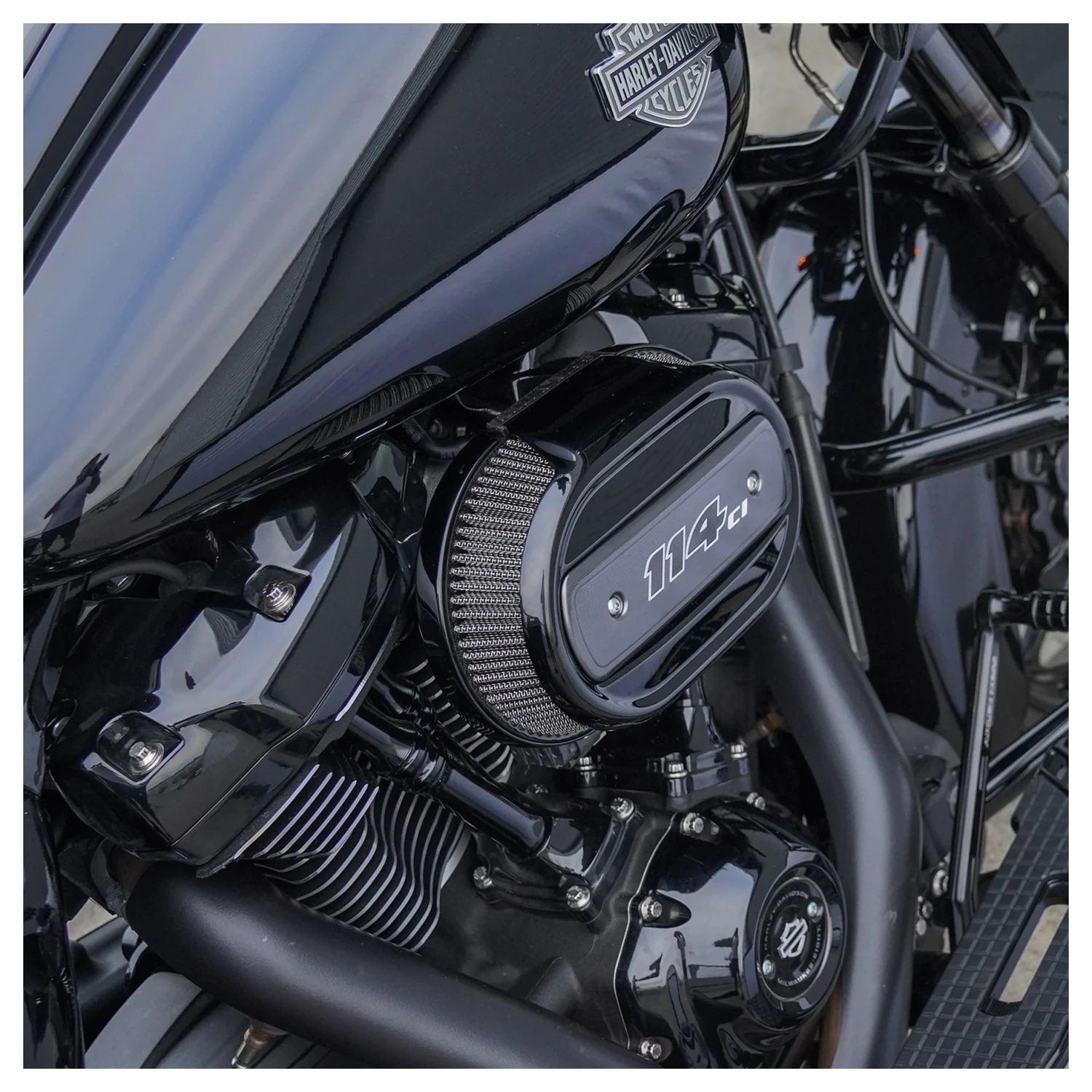 Arlen Ness Big Sucker Factory Oval Upgrade Air Filter For Harley M8 - Image 3