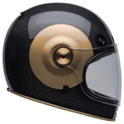 Bell Helmets Bell Bullitt Carbon TT Helmet -Motorbike Equip Shop bell bullitt carbon tt helmet gloss black gold 5