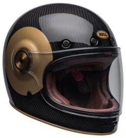 Bell Helmets Bell Bullitt Carbon TT Helmet -Motorbike Equip Shop bell bullitt carbon tt helmet gloss black gold 6