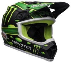 Bell Helmets Bell MX-9 Mips Showtime Helmet -Motorbike Equip Shop bell mx9 mips showtime helmet black green 2