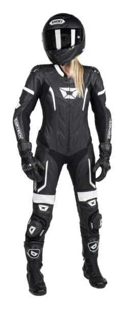 Cortech Apex V1 Women's Race Suit -Motorbike Equip Shop cortech apex v1 womens race suit black white 1