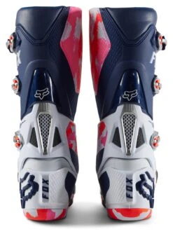 Fox Racing Instinct Ryvr LE Boots -Motorbike Equip Shop fox racing instinct ryvr le boots white navy 3