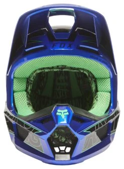 Fox Racing V1 Peril Helmet 18 Fox Racing V1 Peril Helmet -Motorbike Equip Shop fox racing v1 peril helmet blue 1