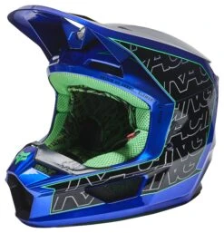 Fox Racing V1 Peril Helmet 19 Fox Racing V1 Peril Helmet -Motorbike Equip Shop fox racing v1 peril helmet blue 2
