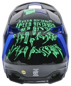 Fox Racing V1 Peril Helmet 20 Fox Racing V1 Peril Helmet -Motorbike Equip Shop fox racing v1 peril helmet blue 3