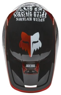 Fox Racing V1 Peril Helmet 16 Fox Racing V1 Peril Helmet -Motorbike Equip Shop fox racing v1 peril helmet red 4