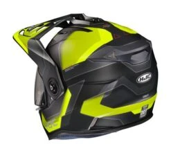 HJC DS-X1 Synergy Helmet -Motorbike Equip Shop hjcdsx1 synergy helmet black hi viz 1