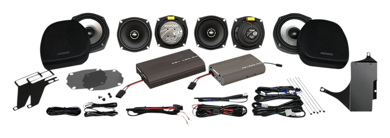 Hogtunes 425-Watt Ultra 6 Pack Amp And Speaker Kit For Harley Touring 1998-2013 3 Hogtunes 425-Watt Ultra 6 Pack Amp And Speaker Kit For Harley Touring 1998-2013