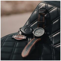 Hogwatch Key Fob Wrist Watch For Harley Davidson -Motorbike Equip Shop hogwatch key fob wrist watch black orange 2