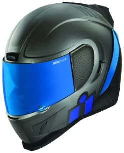 Icon Airform Resurgent Helmet -Motorbike Equip Shop icon airform resurgent helmet blue
