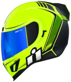 Icon Airform Resurgent Helmet -Motorbike Equip Shop icon airform resurgent helmet hi viz 1