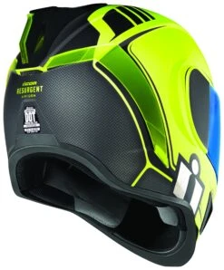 Icon Airform Resurgent Helmet -Motorbike Equip Shop icon airform resurgent helmet hi viz 2