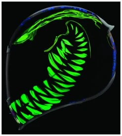 Icon Airframe Pro Soul Food Helmet -Motorbike Equip Shop icon airframe pro soul food helmet blue 2