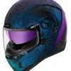Icon Airform Chantilly Opal Helmet -Motorbike Equip Shop icon hlmt afrm chnt opal blue