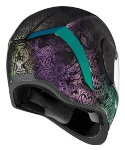 Icon Airform Chantilly Opal Helmet -Motorbike Equip Shop icon hlmt afrm chnt opal purple 2