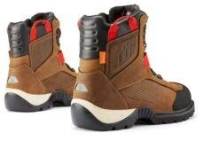 Icon Stormhawk WP Boots -Motorbike Equip Shop icon stormhawk waterproof boots brown 1
