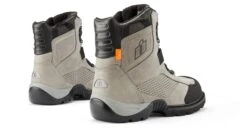 Icon Stormhawk WP Boots -Motorbike Equip Shop icon stormhawk waterproof boots grey 1