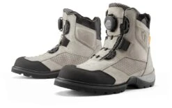 Icon Stormhawk WP Boots -Motorbike Equip Shop icon stormhawk waterproof boots grey