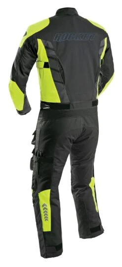 Joe Rocket Survivor Suit -Motorbike Equip Shop joe rocket survivor suit black hi viz neon 1