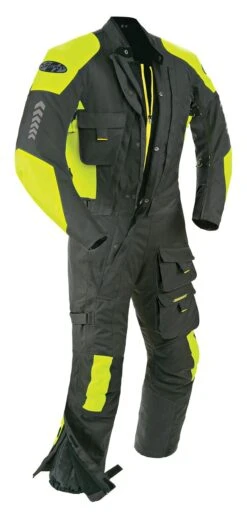 Joe Rocket Survivor Suit -Motorbike Equip Shop joe rocket survivor suit black hi viz neon