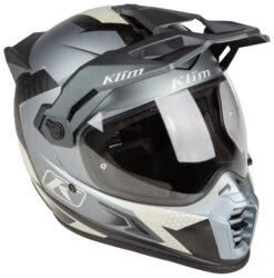 Klim Krios Pro Charger Helmet -Motorbike Equip Shop klim krios pro charger helmet grey 2
