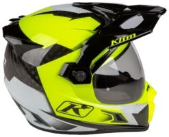 Klim Krios Pro Charger Helmet -Motorbike Equip Shop klim krios pro charger helmet hi viz 1