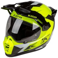 Klim Krios Pro Charger Helmet -Motorbike Equip Shop klim krios pro charger helmet hi viz