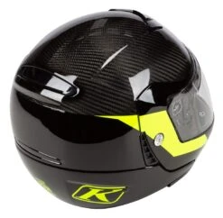 Klim TK1200 Karbon Architek Helmet -Motorbike Equip Shop klim tk1200 architek karbon helmet carbon hi viz yellow 2
