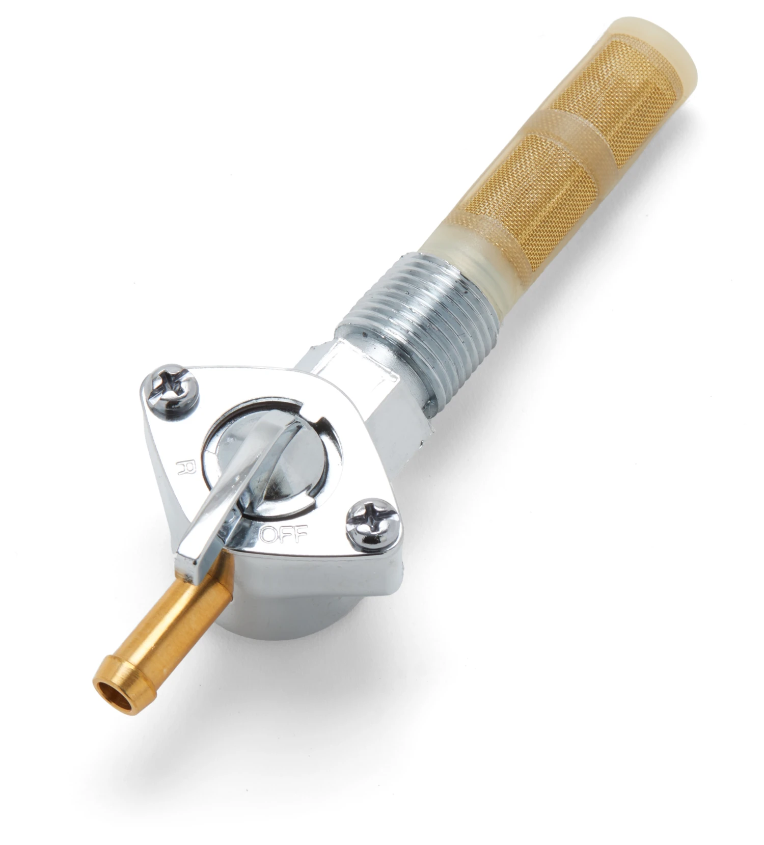 Milwaukee Twins Chrome Straight Petcock With External Threads For Harley 1958-1974 3 Milwaukee Twins Chrome Straight Petcock With External Threads For Harley 1958-1974