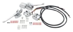Milwaukee Twins Complete Handlebar Control Kit For Harley Big Twin 1972-1981