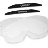 Oakley Front Line MX Roll Off Replacement Lens -Motorbike Equip Shop oakley o2 mx roll off repl lens2 pack clear