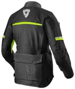 REV'IT! Outback 3 Women's Jacket -Motorbike Equip Shop revit outback3 womens jacket black fluo yellow 1