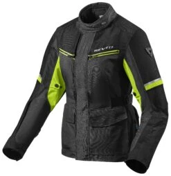 REV'IT! Outback 3 Women's Jacket -Motorbike Equip Shop revit outback3 womens jacket black fluo yellow