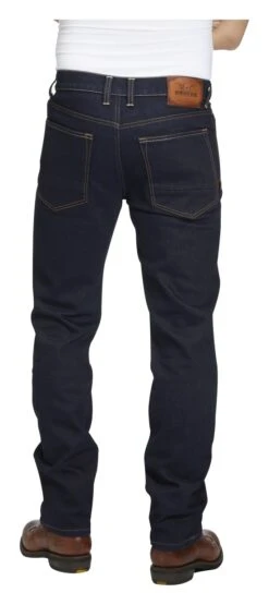 Rokker RokkerTech Straight Raw Jeans -Motorbike Equip Shop rokker rokkertech slim straight jeans raw raw black 2