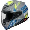 Shoei RF-1400 Accolade Helmet 2 Shoei RF-1400 Accolade Helmet -Motorbike Equip Shop shoei rf1400 accolade helmet grey blue yellow