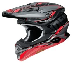 Shoei VFX-EVO Allegiant Helmet 10 Shoei VFX-EVO Allegiant Helmet -Motorbike Equip Shop shoei vfxevo allegiant helmet black grey red