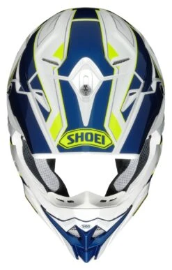 Shoei VFX-EVO Allegiant Helmet 12 Shoei VFX-EVO Allegiant Helmet -Motorbike Equip Shop shoei vfxevo allegiant helmet white blue yellow 1