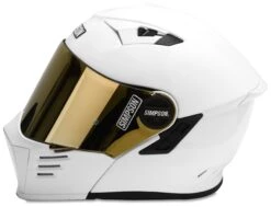 Simpson Mod Bandit Helmet -Motorbike Equip Shop simpson mod bandit helmet white 1