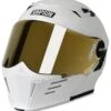 Simpson Mod Bandit Helmet White / XL [Open Box] -Motorbike Equip Shop simpson mod bandit helmet white xl open box white