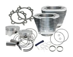 S&S Cycle 98" Big Bore Kit For Harley Big Twin 1999-2006 -Motorbike Equip Shop ss98 big bore kit for harley big twin19992006 silver