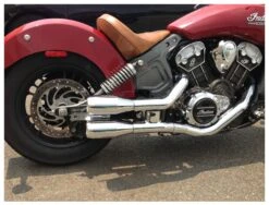 Trask Slip On Mufflers For Indian Scout 2015-2023 -Motorbike Equip Shop trask slip on mufflers for indian scout2015