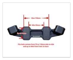 Woodcraft Universal Clip-On Risers W/ Adapter Plate 14 Woodcraft Universal Clip-On Risers W/ Adapter Plate -Motorbike Equip Shop woodcraft universal clip on risersw adapter plate 2