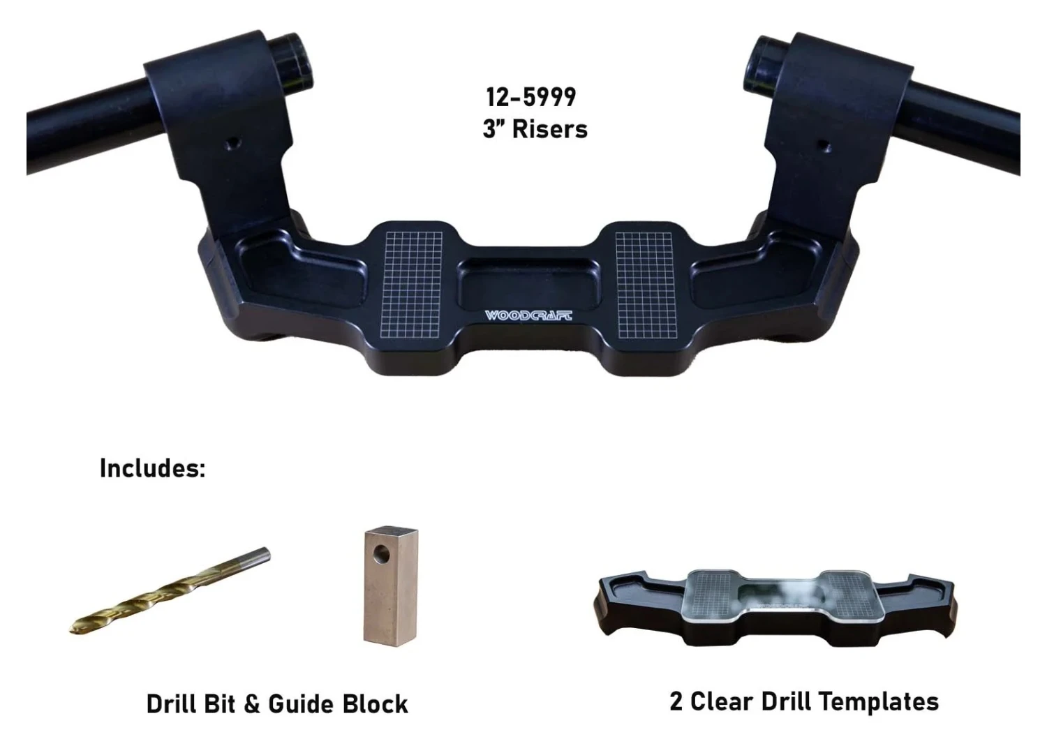 Woodcraft Universal Clip-On Risers W/ Adapter Plate 10 Woodcraft Universal Clip-On Risers W/ Adapter Plate - Image 9