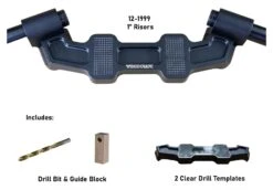 Woodcraft Universal Clip-On Risers W/ Adapter Plate 16 Woodcraft Universal Clip-On Risers W/ Adapter Plate -Motorbike Equip Shop woodcraft universal clip on risersw adapter plate 1 rise